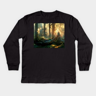 Mystic Forest Series Kids Long Sleeve T-Shirt